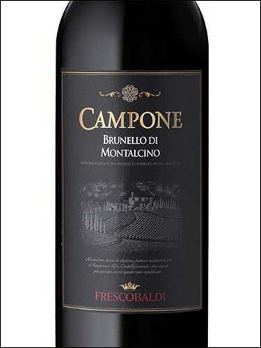 фото Frescobaldi Campone Brunello di Montalcino DOCG Фрескобальди Кампоне Брунелло ди Монтальчино Италия вино красное