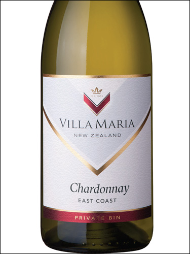 фото Villa Maria Private Bin Chardonnay East Coast Вилла Мария Прайват Бин Шардоне Ист Коуст Новая Зеландия вино белое