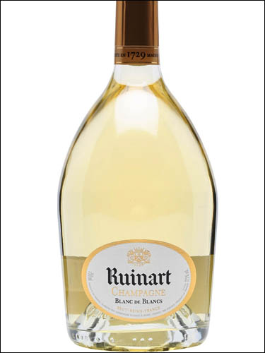 фото Champagne Ruinart Blanc de Blancs Шампанское Рюинар Блан де Блан Франция вино белое