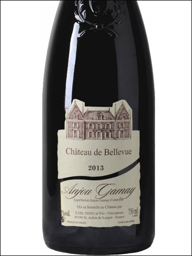 фото Chateau de Bellevue Anjou Gamay AOC Шато де Бельвю Анжу Гаме Франция вино красное