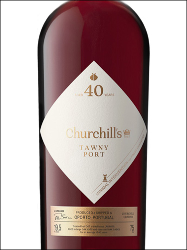 фото Churchill’s Tawny Port 40 Years Old Черчилль’с Тони Порт 40-летний Португалия вино красное