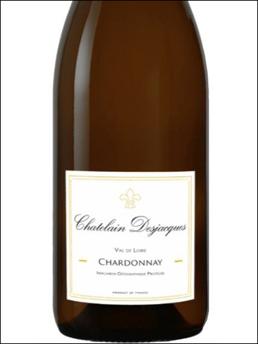 фото Chatelain Desjacques Chardonnay Val de Loire IGP Шатлен Дежак Шардоне Валь де Луар Франция вино белое