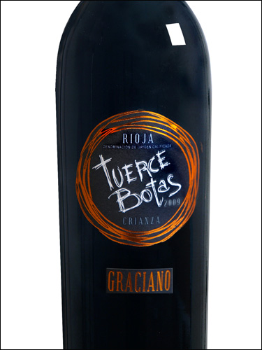 фото Tuerce Botas Graciano Crianza Rioja DOCa Туэрсе Ботас Грасиано Крианса Риоха Испания вино красное