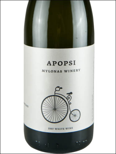 фото Mylonas Winery Apopsi Attiki PGI Милонас Вайнери Апопси Аттика Греция вино белое