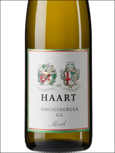 фото Haart Riesling Ohligsberg GG Хаарт Рислинг Олингсберг ГГ Германия вино белое