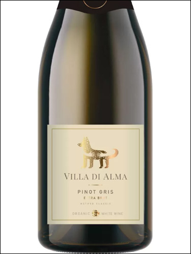 фото Villa di Alma Pinot Gris Extra Brut Вилла ди Альма Пино Гри Экстра Брют Россия вино белое