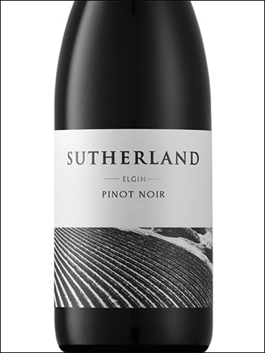 фото Sutherland Pinot Noir Сазерленд Пино Нуар ЮАР вино красное
