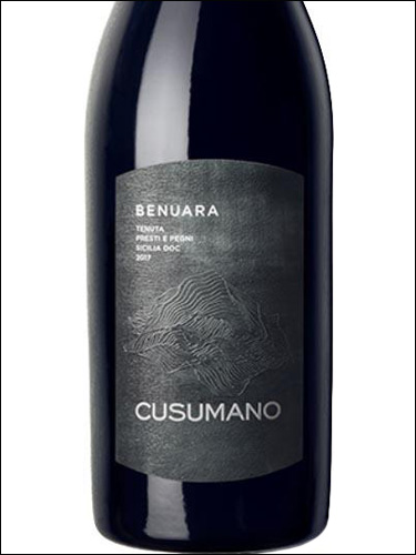 фото Cusumano Benuara Sicilia DOC Кузумано Бенуара Сицилия Италия вино красное