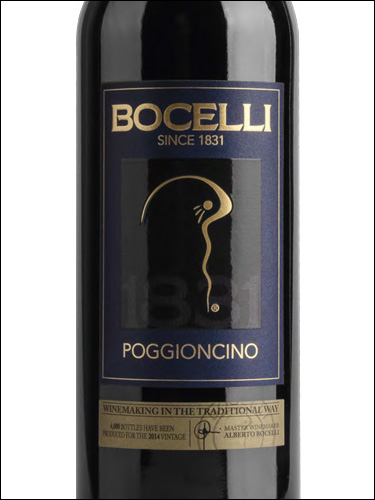 фото Bocelli Poggioncino Rosso Toscana IGT Бочелли Поджончино Россо Тоскана Италия вино красное