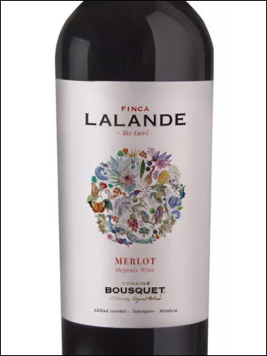 фото Domaine Bousquet Finca Lalande Organic Merlot Домен Буске Финка Лаланд Органик Мерло Аргентина вино красное