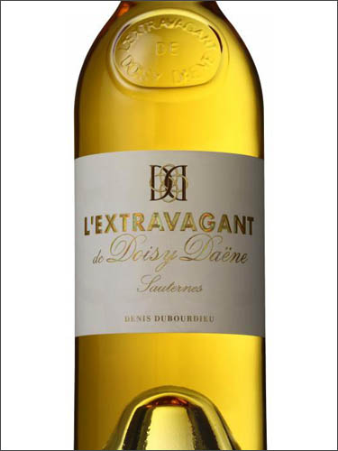 фото Denis Dubourdieu L'Extravagant de Doisy-Dayne Sauternes AOC Дени Дюбурдье Л'Экстравагант де Дуази-Даэн Сотерн Франция вино белое