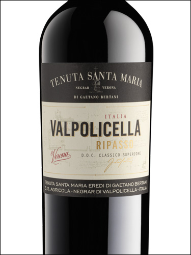 фото Tenuta Santa Maria Valpolicella Ripasso Classico Superiore DOC Тенута Санта Мария Вальполичелла Рипассо Классико Супериоре Италия вино красное