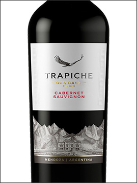фото Trapiche Oak Cask Cabernet Sauvignon Трапиче Оук Каск Каберне Совиньон Аргентина вино красное