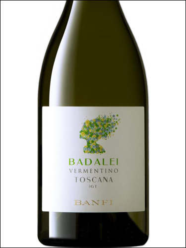 фото Banfi Badalei Vermentino Toscana IGT Банфи Бадалей Верментино Тоскана Италия вино белое