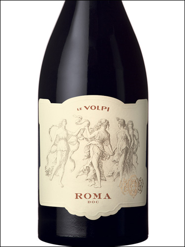 фото le Volpi Roma Rosso DOC ле Вольпи Рома Россо Италия вино красное