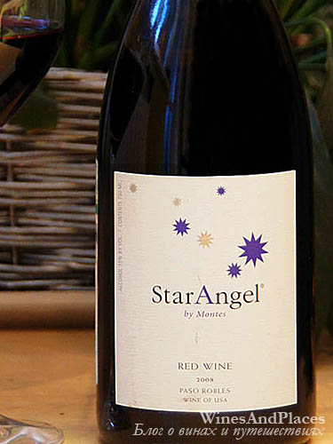 фото StarAngel by Montes Syrah Стар Энджел Сира США вино красное