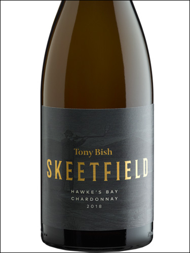фото Tony Bish Skeetfield Chardonnay Hawke's Bay Тони Биш Скитфилд Шардоне Хокс Бей Новая Зеландия вино белое