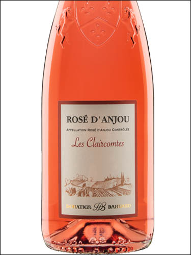 фото Donatien Bahuaud Les Claircomtes Rose d'Anjou AOC Донасьен Бао Ле Клеркомт Розе д'Анжу Франция вино розовое
