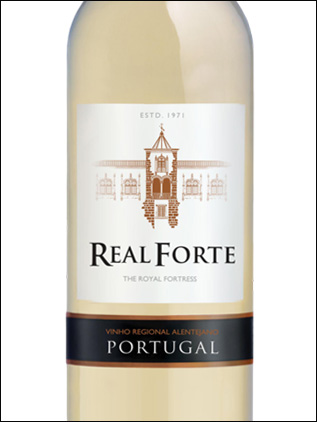 фото Real Forte Branco Vinho Regional Alentejano Реал Форте Бранку ВР Алентежану Португалия вино белое