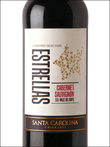 фото Santa Carolina Estrellas Cabernet Sauvignon Санта Каролина Эстреллас Каберне Совиньон Чили вино красное
