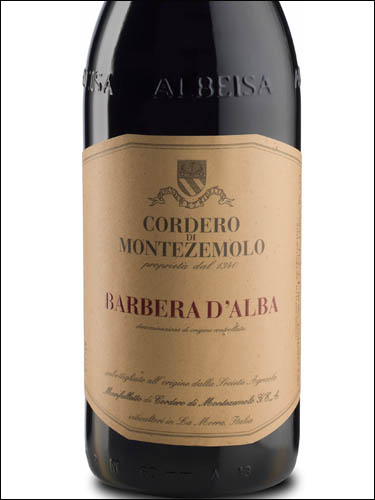 фото Cordero di Montezemolo Barbera d'Alba DOC Кордеро ди Монтедземоло Барбера д'Альба ДОК Италия вино красное