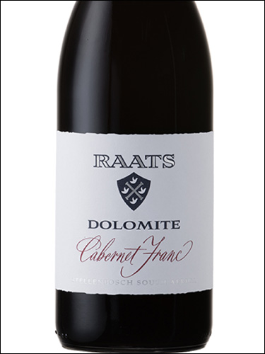 фото Raats Dolomite Cabernet Franc Раатс Доломит Каберне Фран ЮАР вино красное