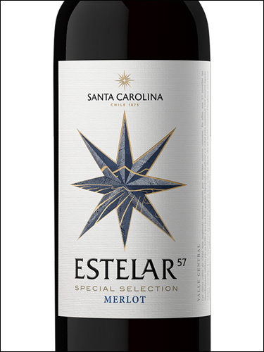 фото Santa Carolina Estelar 57 Merlot Санта Каролина Эстелар 57 Мерло Чили вино красное