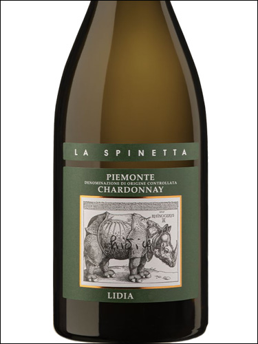 фото La Spinetta Lidia Piemonte Chardonnay DOC Ла Спинетта Лидия Пьемонте Шардоне Италия вино белое