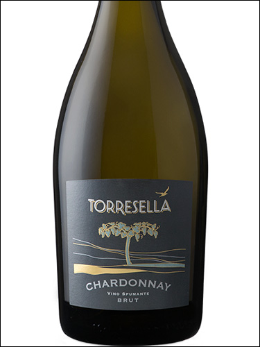 фото Torresella Chardonnay Spumante Brut Торреселла Шардоне Спуманте Брют Италия вино белое