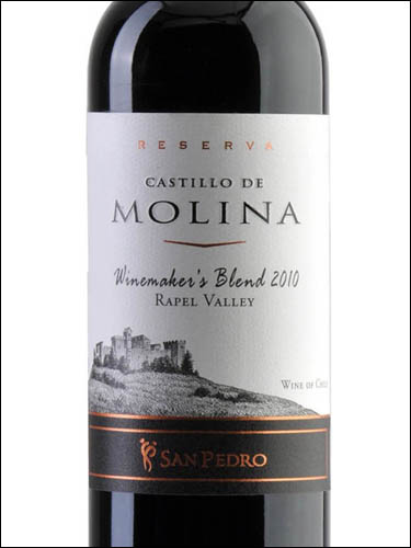 фото Castillo de Molina Reserva Winemaker's Blend Кастильо де Молина Резерва Вайнмейкерз Бленд Чили вино красное