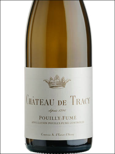 фото Chateau de Tracy Pouilly-Fume AOC Шато де Траси Пуйи-Фюме АОС Франция вино белое