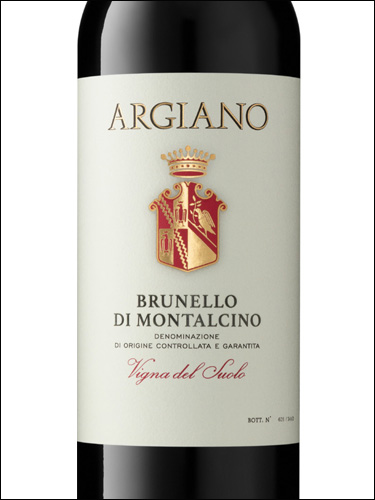фото Argiano Vigna del Suolo Brunello di Montalcino DOCG Арджано Винья дель Суоло Брунелло ди Монтальчино Италия вино красное