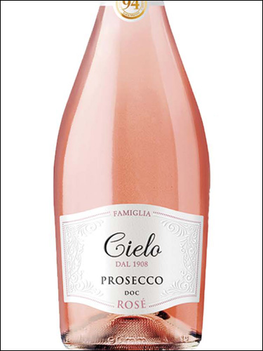 фото Cielo Prosecco Rose DOC Чело Просекко Розе Италия вино розовое