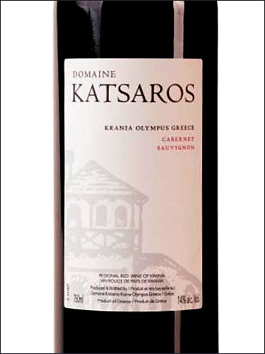 фото Domaine Katsaros Red Krania PGI Домен Катсарос Кранья Греция вино красное
