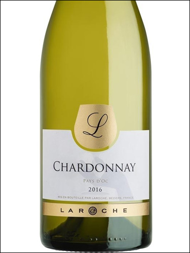фото Laroche L Chardonnay Pays d'Oc IGP Ларош Л Шардоне Пеи д'Ок Франция вино белое