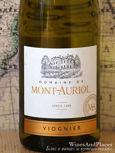 фото Domaine Mont-Auriol Viognier Cotes de Thongue IGP Домен Монт-Ориоль Вионье Кот де Тонг Франция вино белое