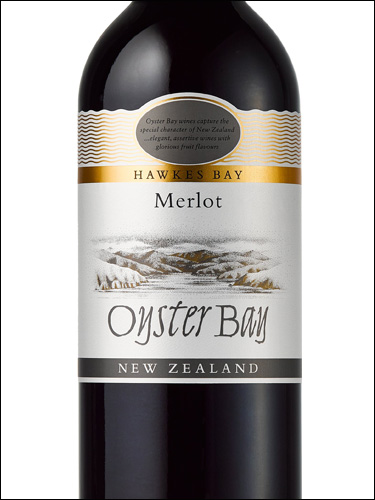 фото Oyster Bay Merlot Hawke’s Bay Ойстер Бей Мерло Хокс Бей Новая Зеландия вино красное