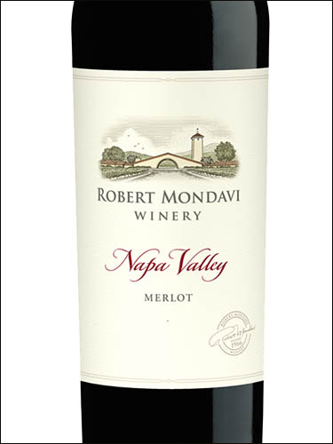 фото Robert Mondavi Winery Merlot Napa Valley Роберт Мондави Вайнери Мерло Напа Вэлли США вино красное