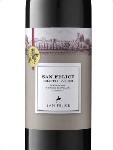 фото San Felice Chianti Classico DOCG Сан Феличе Кьянти Классико Италия вино красное