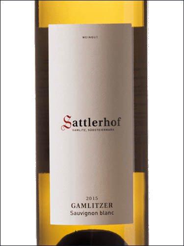 фото Sattlerhof Gamlitzer Sauvignon Blanc Заттлерхоф Гамлицер Совиньон Блан Австрия вино белое