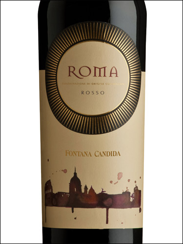 фото Fontana Candida Roma Rosso DOC Фонтана Кандида Рома Россо Италия вино красное