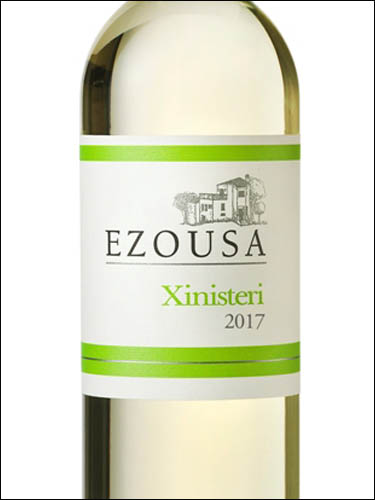 фото Ezousa Xinisteri Paphos PGI Эзуса Ксинистери Пафос Кипр вино белое