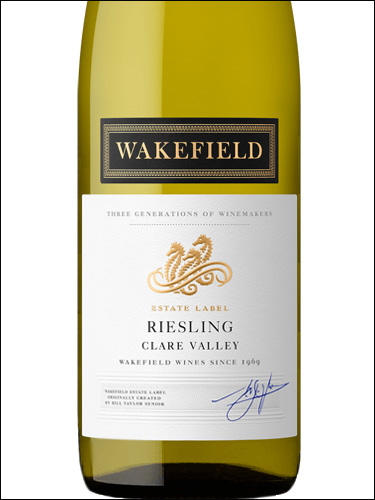фото Wakefield Estate Label Riesling Clare Valley Вейкфилд Истейт Лейбл Рислинг Долина Клер Австралия вино белое