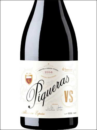 фото вино Piqueras VS Almansa DO 