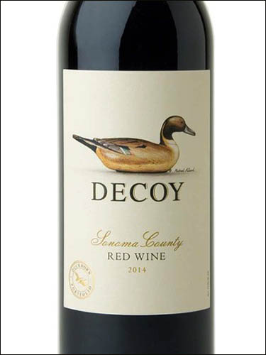 фото Decoy Red Wine Sonoma County Декой Ред Вайн Сонома Каунти США вино красное