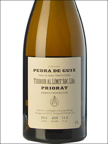 фото вино Terroir Al Limit Pedra de Guix Priorat DOQ 