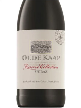фото Oude Kaap Reserve Collection Shiraz Оуде Каап Резерв Коллекшн Шираз ЮАР вино красное