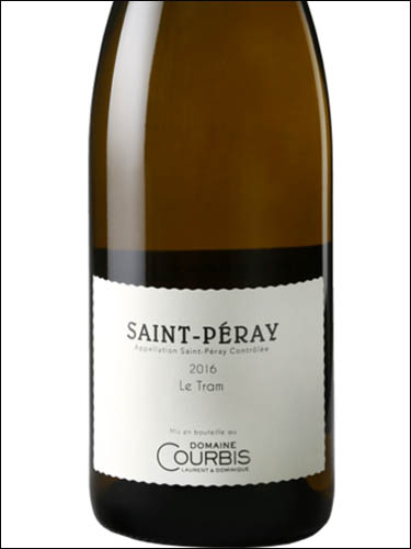 фото Domaine Courbis Le Tram Saint-Peray AOC Домен Курбис Ле Трам Сен-Пере Франция вино белое
