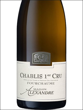 фото Maison Alexandre Chablis Premier Cru Fourchaume AOC Мезон Александр Шабли Премье Крю Фуршом Франция вино белое