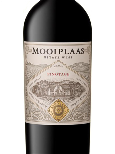 фото Mooiplaas Pinotage Моиплас Пинотаж ЮАР вино красное